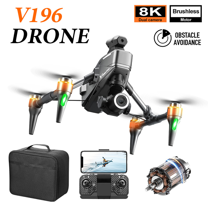 Drone V196 Rc - V196 Alloy Pro Max Drone Obstacle