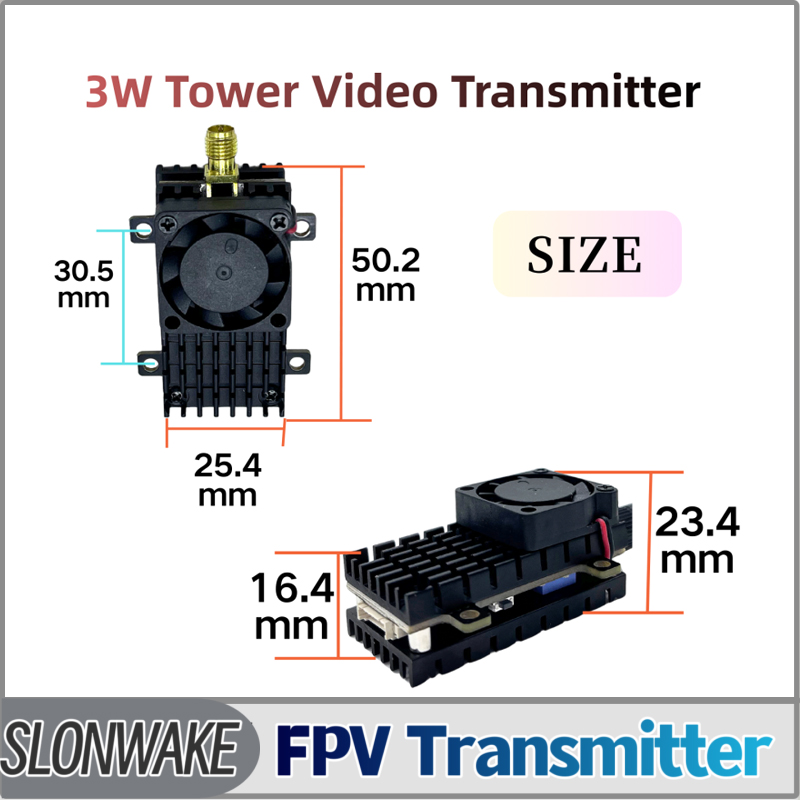 Rc Transmitter - SLONWAKE 5.8G 3000mW Simulation VTX FPV