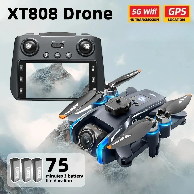 Drone Kf Rc - Original XT808 Pro MAX Drone 4K