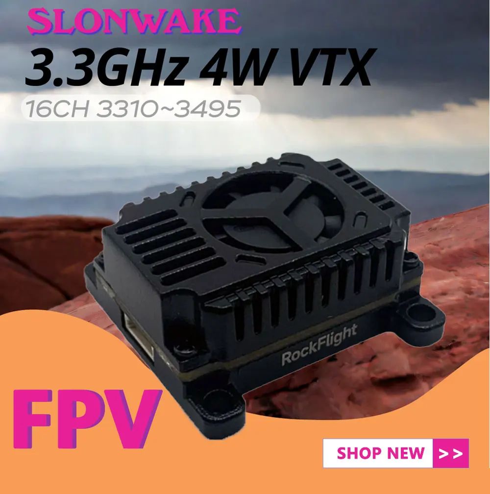 SLONWAKE FPV 3.3G 16CH 4000mW  - Rc Transmitter recension och pris