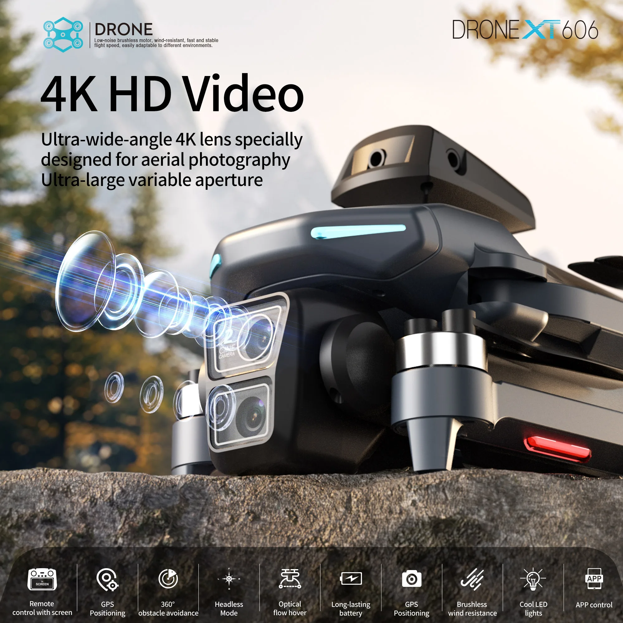 Original XT606 Drone Professio - Drone Kf Rc recension och pris
