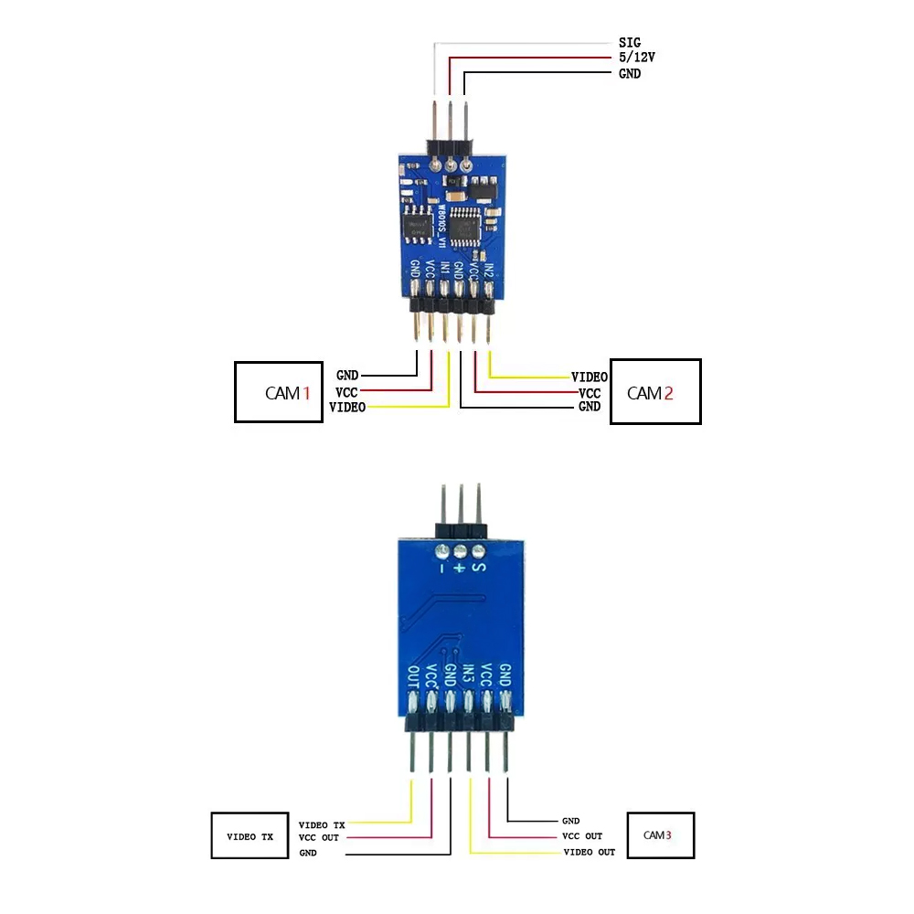 5.8G 3 Channel Video Switcher  - Drone Rc Remote recension och pris