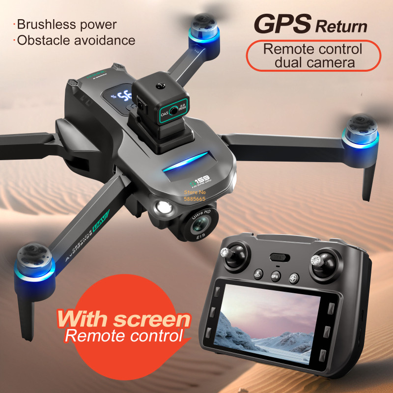 8K Dual Camera 5G WIFI FPV Rem - Drone Kf Rc recension och pris