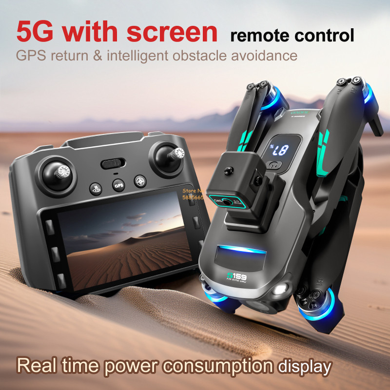 8K Dual Camera 5G WIFI FPV Rem - Drone Kf Rc recension och pris