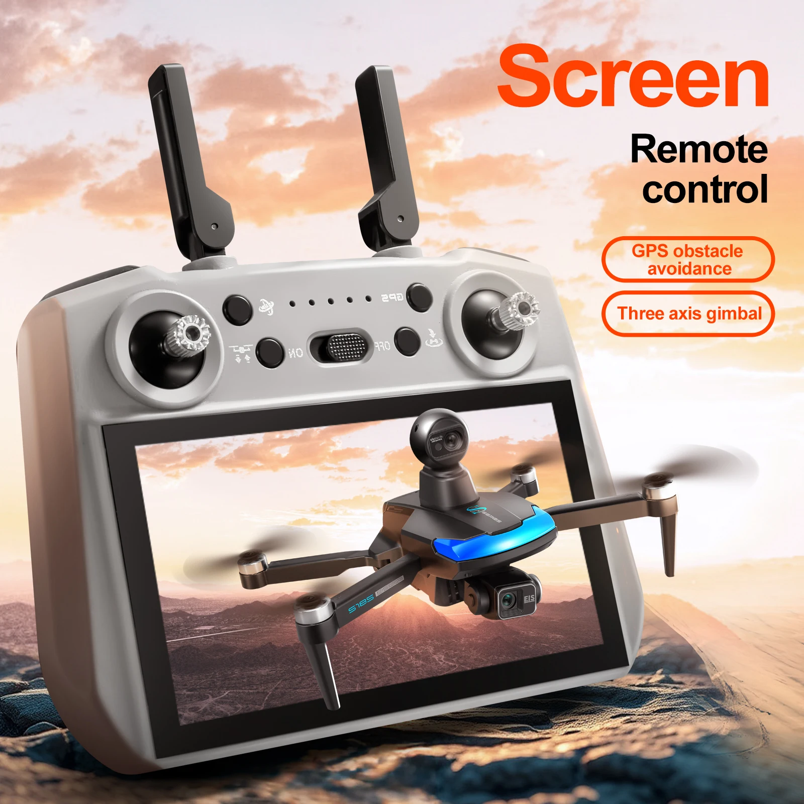 S185 Professional Drone 2.7K H - Drone Kf Rc recension och pris