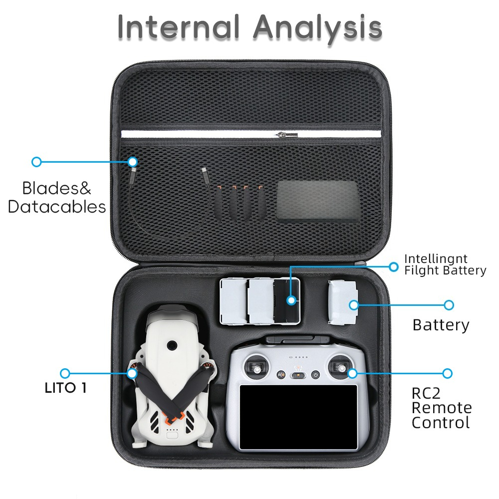 Portable Carrying Case For DJI - Drone X1 Rc recension och pris