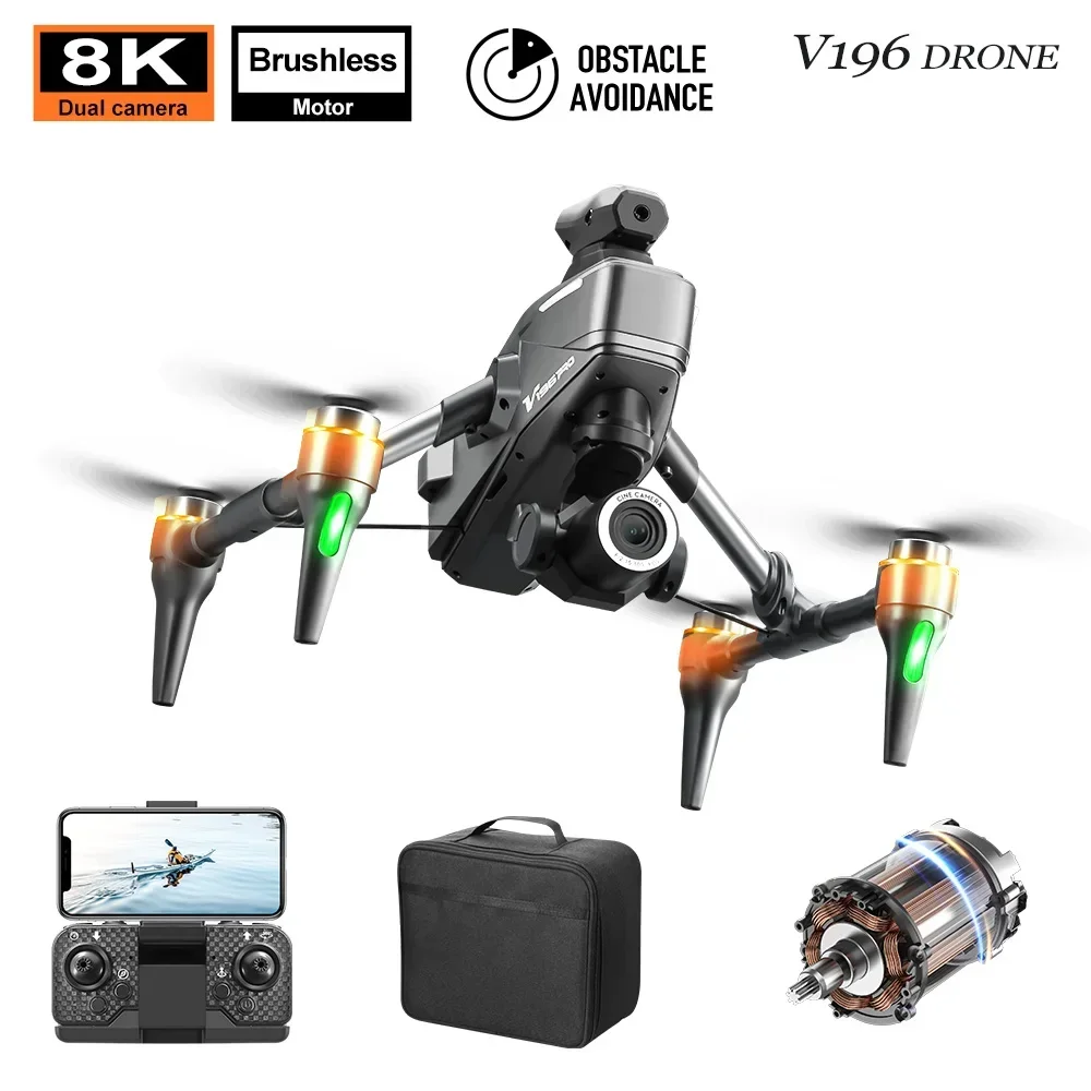 V196 Pro 8K HD Dual Camera Dro - Drone V196 Rc recension och pris