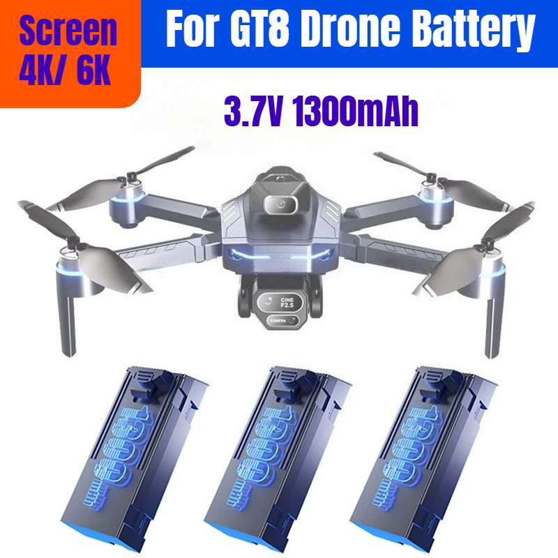 3.7V 1300mAh For GT8 Drone Bat - Drone Gt8 Rc recension och pris