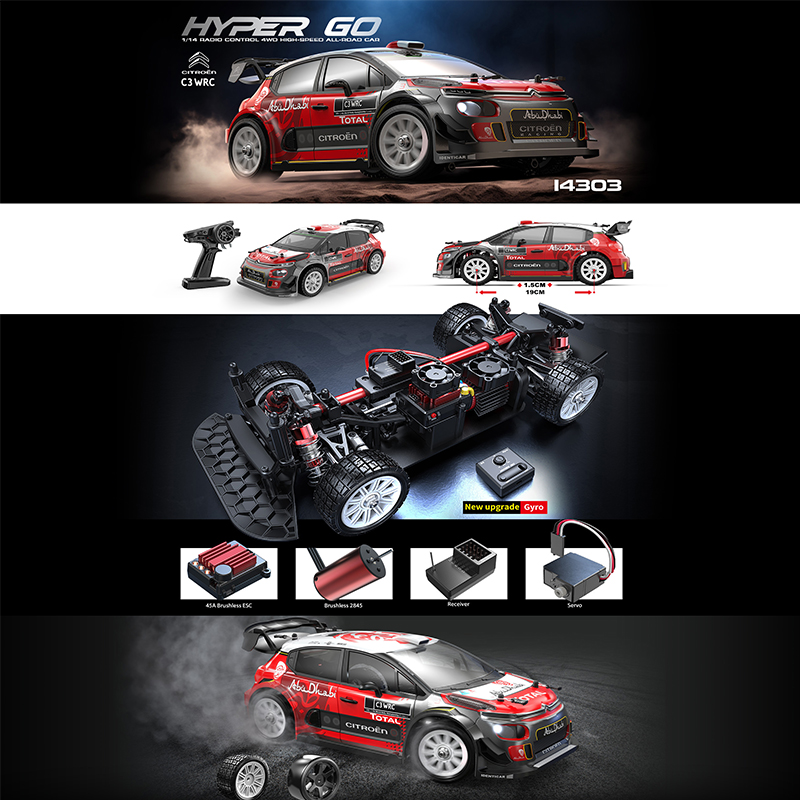 MJX HYPER GO 14304 14303 1/14  - Rc Drift Car Kit recension och pris