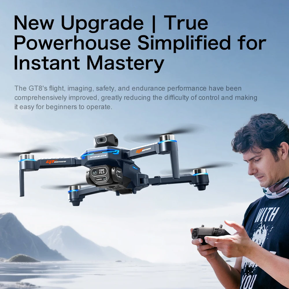 Original GT8 Drone GPS 8k Came - Drone Gt8 Rc recension och pris