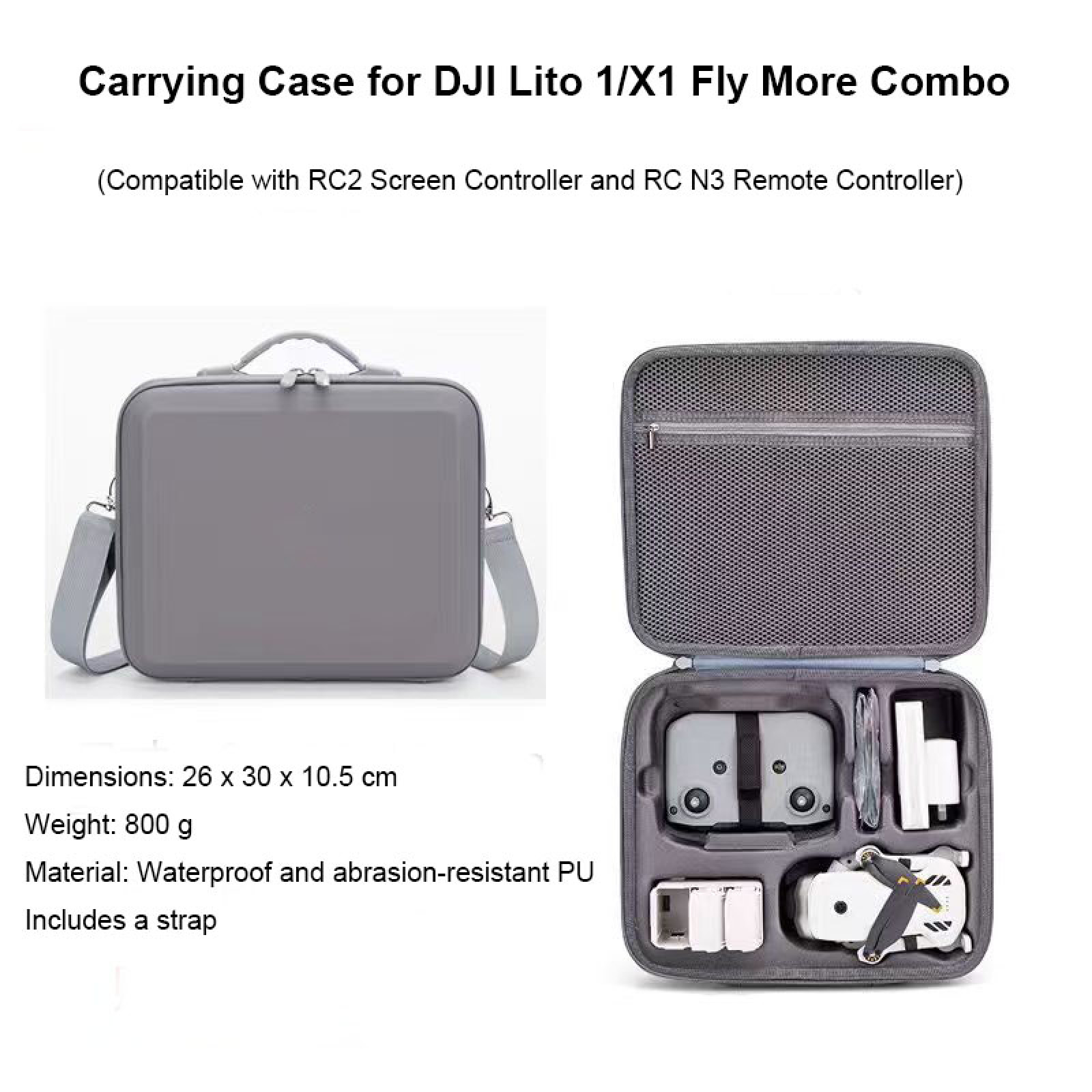 Watrtproof Carrying Case for D - Drone X1 Rc recension och pris