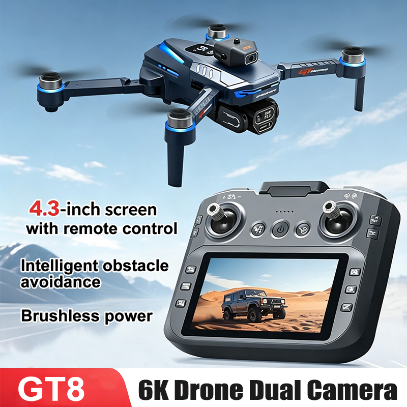 3.7V 1300mAh GT8 Drone 4.3inch - Drone Gt8 Rc recension och pris