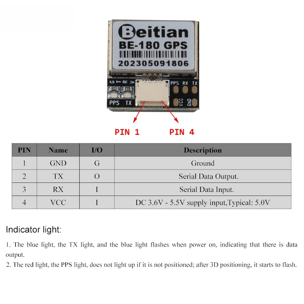 1/2/5PCS Beitian BE-180 GPS Mo - Gps Module Drone recension och pris