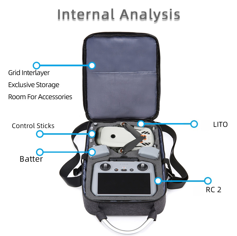 For DJI Lito X1 Organizer Bag  - Drone X1 Rc recension och pris