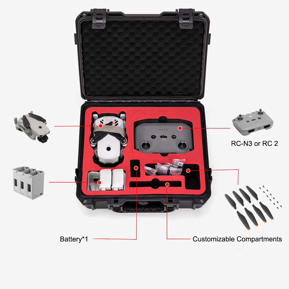 Waterproof Hard Carrying Case  - Drone X1 Rc recension och pris