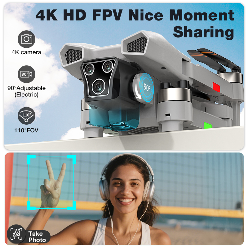 NEW Hot L017 Pro Drone Brushle - Drone Kf Rc recension och pris