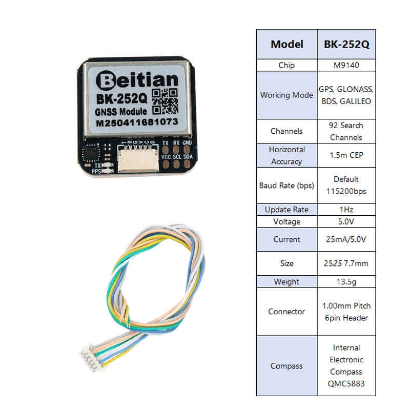 Beitian BK-252Q GPS GNSS Modul - Gps Module Drone recension och pris