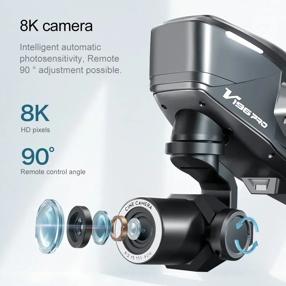 Original V196 Drone 8K Profess - Drone V196 Rc recension och pris